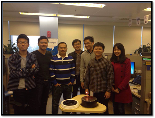 The Team Celebrating Kylin’s Incubation with ASF, November 2014