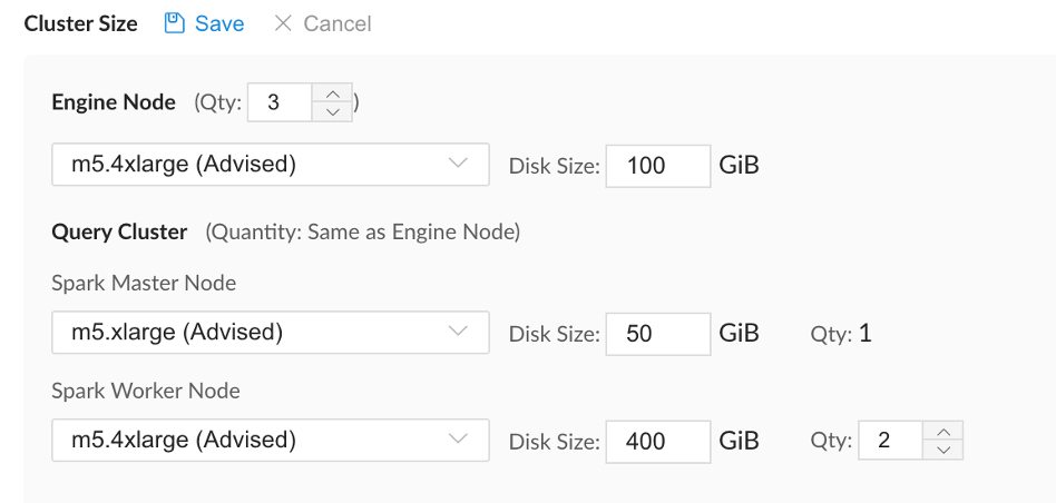 Kyligence Cloud Engine Node